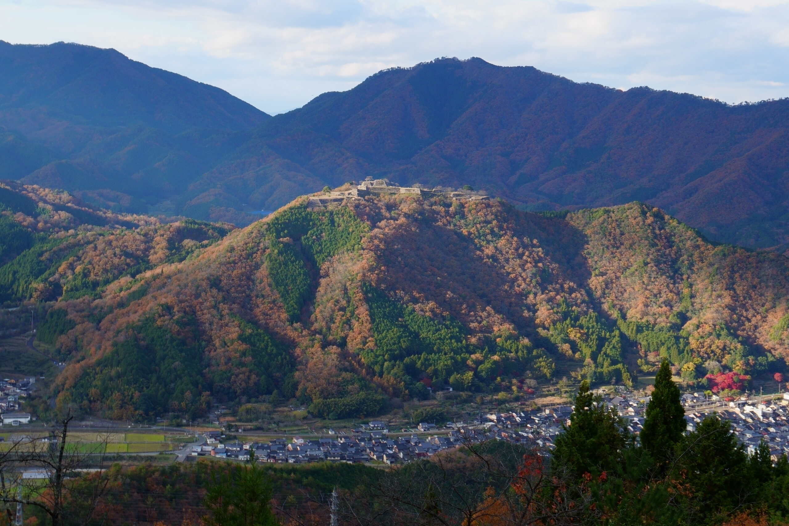 竹田城跡遠景